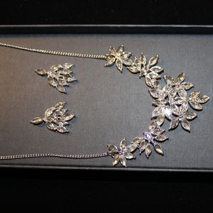 Set of necklace with earrings